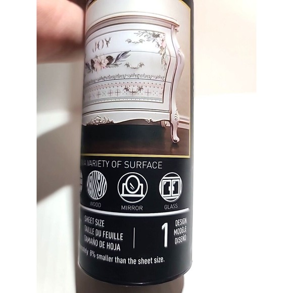 NEW Redesign Sparkle & Joy Furniture Transfer Christmas Floral RETIRED Pastel - Picture 6 of 9